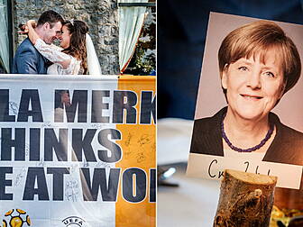 Irishman Behind 'Angela Merkel...